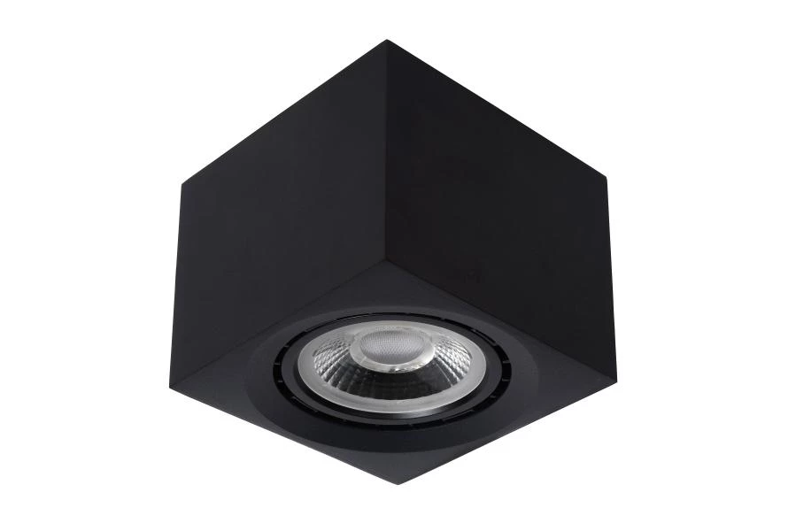 Lucide FEDLER - Plafondspot - LED Dim to warm - GU10 (ES111) - 1x12W 2200K/3000K - Zwart - uit